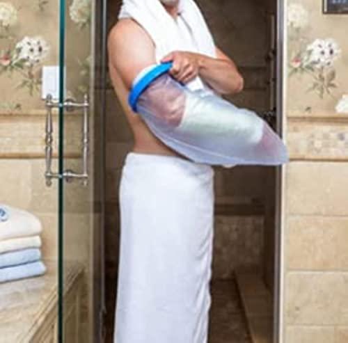 2activelife 2activelife-Waterproof Arm Cast Cover for Shower Adult,Soft Comfortable Watertight Seal to Keep Wounds Dry,Bath,Bandage Protector Cover Perfectly Broken Hand,Wrist,Finger,Elbow with No Mark on Skin Reusable Reusable Cast Protector for Adults to Keep