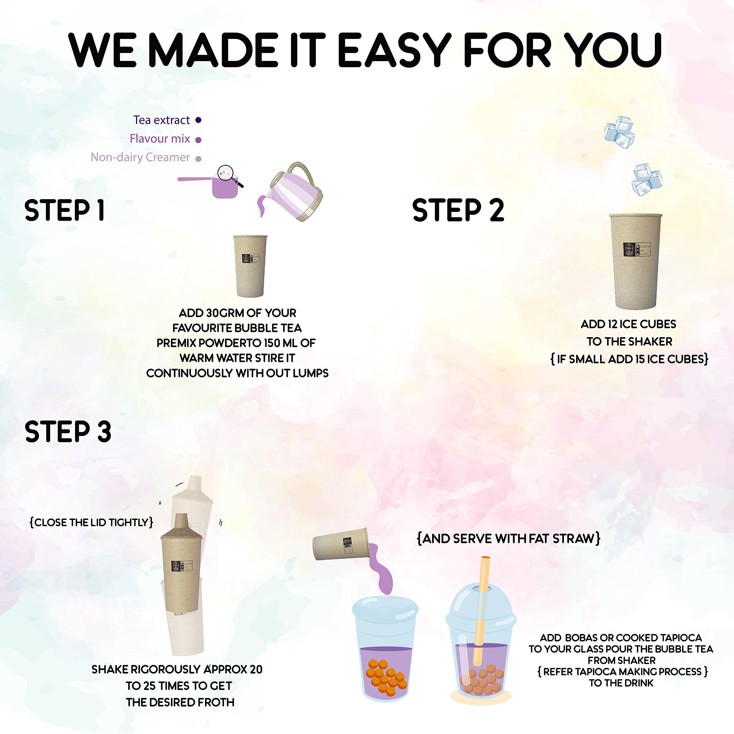 BTSBUBBLETEASTORE BTS - Bubble Tea Store Fruit Loop Bubble Tea Kit | Make Tasty Bubble Tea at your Home