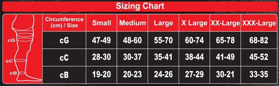 Ontex ONTEX Cotton Compression Stockings for Varicose Veins Class 2 | Compression Socks for Women & Men | Varicose Vein Stockings | vericose socks for women | Thigh Length - X-LARGE