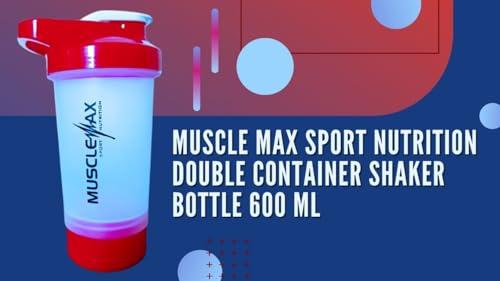 MUSCLE MAX SPORT NUTRITION Muscle Max Advanced Weight Gainer Supplement Powder 3kg weight 6.6lbs 100 Serving per Container with Free Shaker S-shirt (Vanilla)