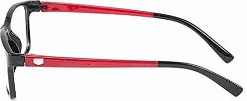 RR EYE WEAR RR EYE WEAR Progressive Anti Glare Reading Glasses For Men And Women Anti Glare Lenses Progressive Lenses 1.00 1.25 1.50 1.75 2.00 2.25 2.50 2.75 3.00 Black Red Square 21 (Distance 0/ Reading +2.50)