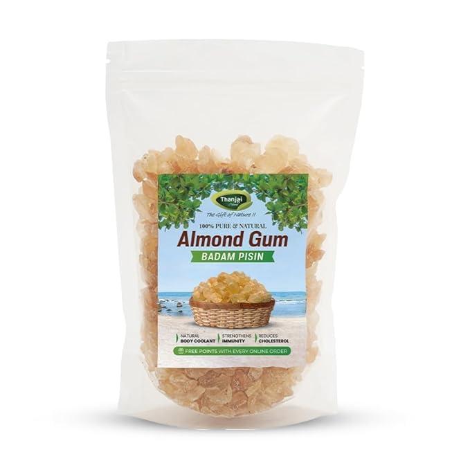 Thanjai Natural Thanjai Natural Almond Gum 250 Grams Badam Pisin Badam Gum Best First Quality Pure, Natural