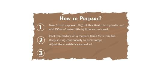 Happy Tumms Happy Tumms Millet Health Mix with Sesame Seeds | Multi Millet Health Mix Powder for Kids | Millet Health Mix Powder for Adults Organic | Natural Ingredients | Sprouted Ragi, Sesame Seeds and Curry Leaves for Calcium | 800 g