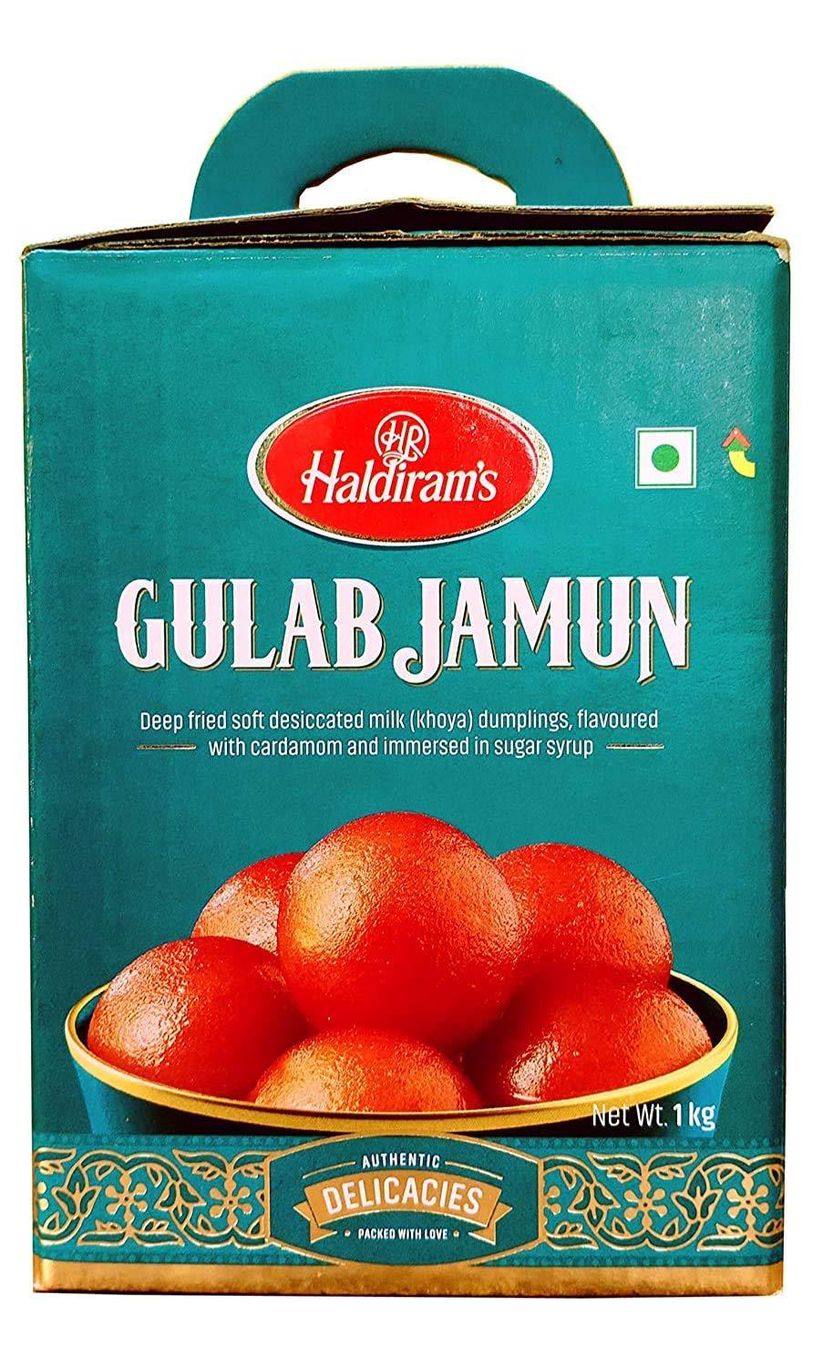 Haldiram’s Haldirams Gulab Jamun & Rasgulla Combo Pack 1 Kg Tin X 2 Pcs