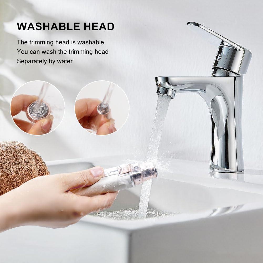 SOLIMPIA SOLIMPIA Women\'s Facial Hair Remover, 2-In-1 Epilator With Built-In Led Light And Usb Charging, Suitable For Eyebrows, Lips, Cheeks, Chin And Neck, Hypoallergenic