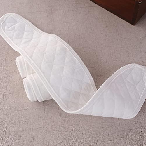 Artibetter ARTIBETTER Baby Belly Band Pure Cotton Newborn Bellybands Infant Umbilical Cord Belly Band 6pcs (White)