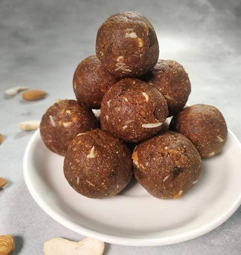 In Super Mart Gluten free, NO Preservatives Fresh Hygienic Homemade Handmade Besan Ladoo with Jaggery - SUGAR FREE Made with Ghee - 1kg
