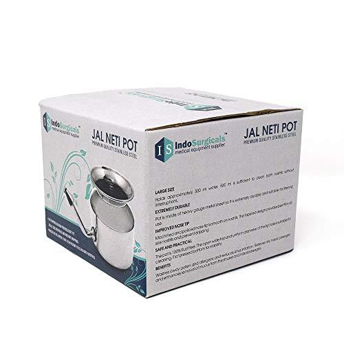 IS IndoSurgicals IS IndoSurgicals Neti Pot with Jala Salt Plus for Sinus Congestion (100 gm)