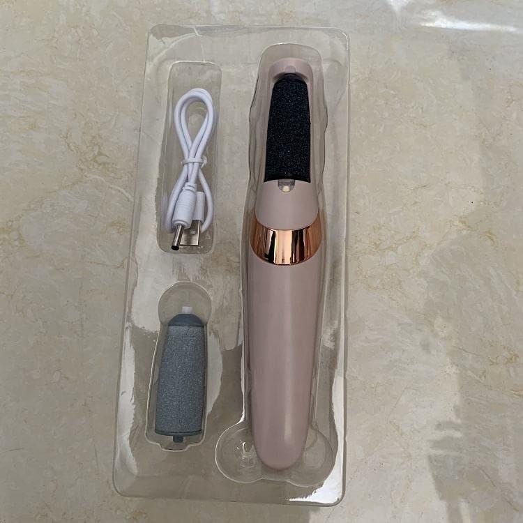 REMICH REMICH Rechargeable Flawless Pedicure Tool - Callus & Dead Skin Remover - Feet Care for Cracked Heels - Cordless Pedi Finishing Touch with 2 Roller Heads & USB Cable