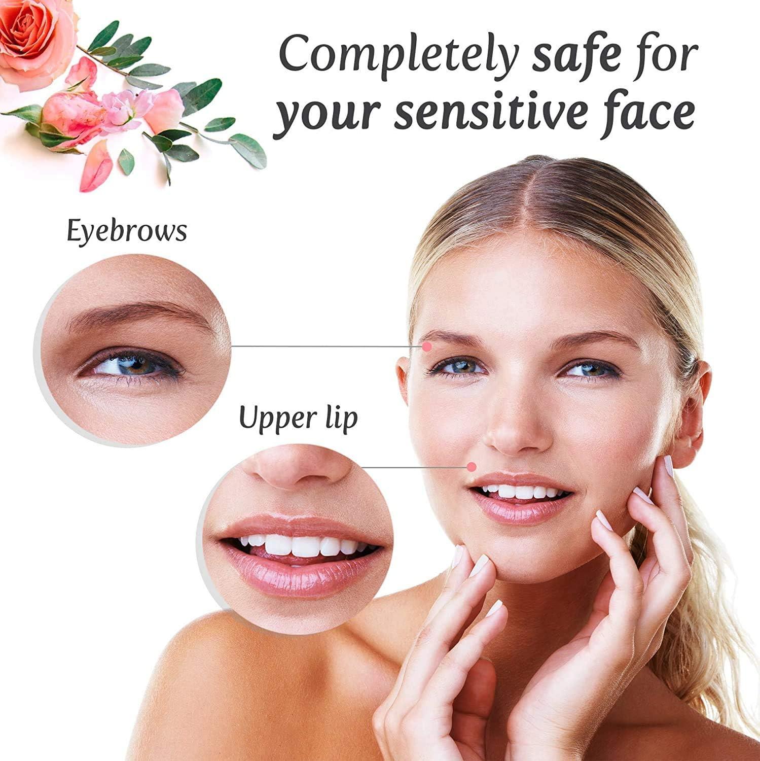 CEMA Cema Hard Wax Beans For Painless Hair Removal, Brazilian Waxing For Face, Eyebrow, Back, Chest, Bikini Areas, Legs At Home (100Gm) white