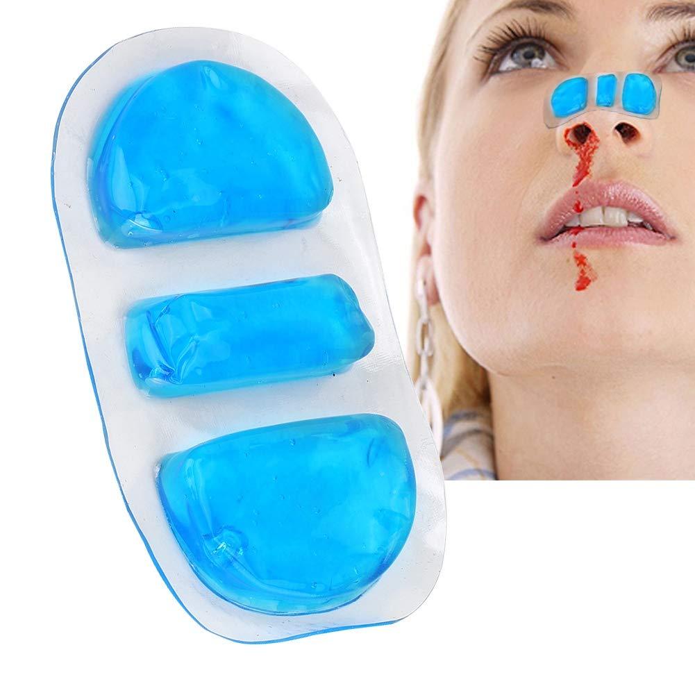 Focket Focket Reusable Gel Ice Packs for Nose, Portable Exclusive Nose Cold Gel Ice Pack Cold Compress, Natural Safe Cooling Refreshing Cold Ice Pack, Extremely Durable and Strong Seals for Injuries
