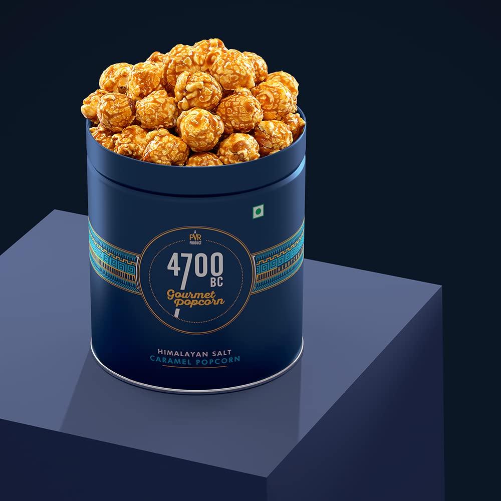 4700BC 4700BC Himalayan Salt Caramel Popcorn, Tin, 125g