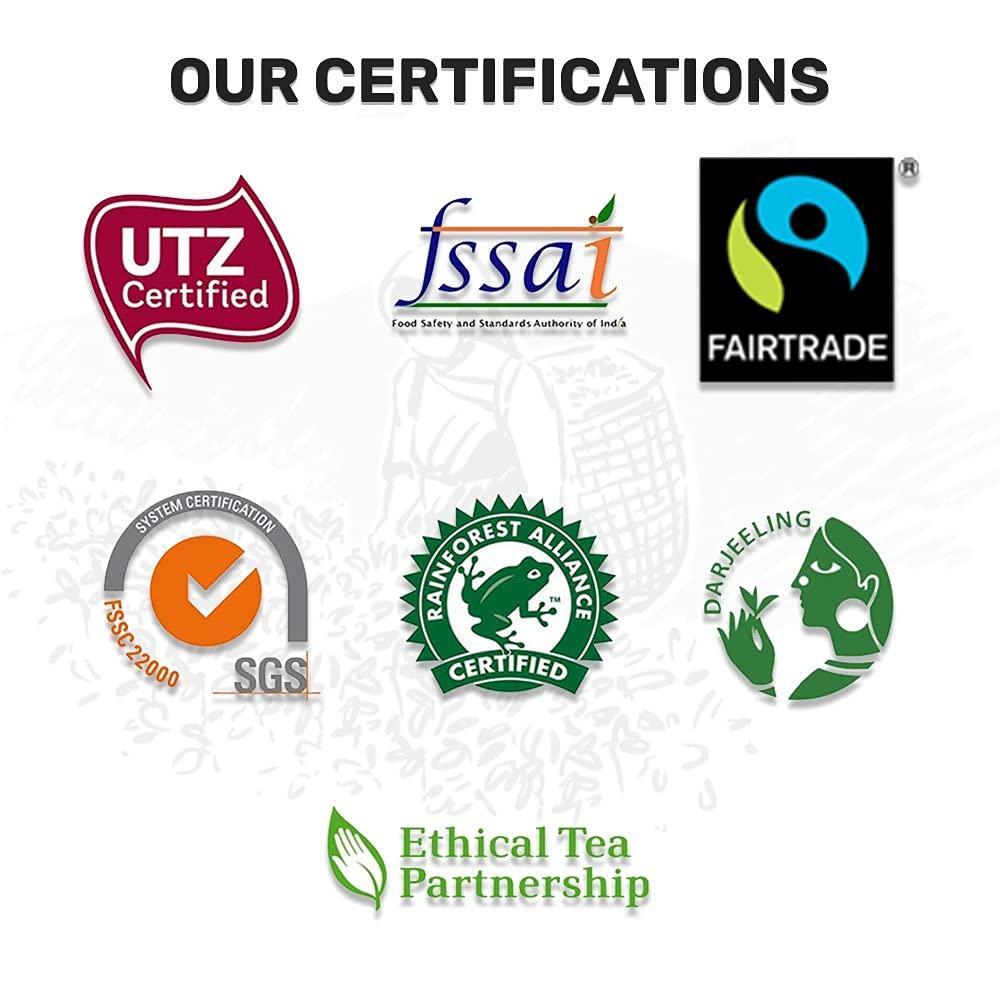 GOODRICKE GOODRICKE Thurbo Darjeeling Tea - 250 gm, (Pack Of 5) | Single Estate | 100% Pure & Original Darjeeling Long Leaf Tea | Enticing Colour & Superior Taste | Iresistible Aroma