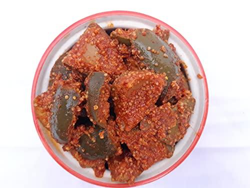 RANMEVA Way Back To The Origin RANMEVA Organic Homemade Mango Pickle Authentic Traditional Recipe Glass Jars 300 gm ,Less Oil, No Preservatives, No Color, Naturally Processed, Made in Sunflower Oil