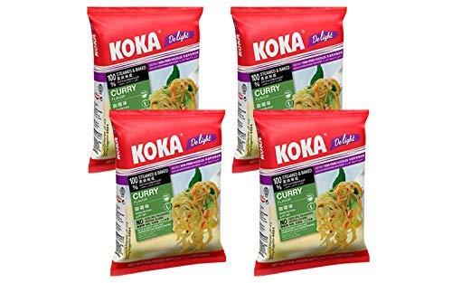 KOKA KOKA Non Fried Steamed & Baked Curry Noodles (85g x 4 Packs)