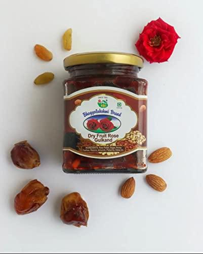 Bhagyalakshmi Brand Gulkand Malleshwaram Bhagyalakshmi Rose Gulkand Karnataka Special (500 gram, Dry Fruit Rose Gulkand)