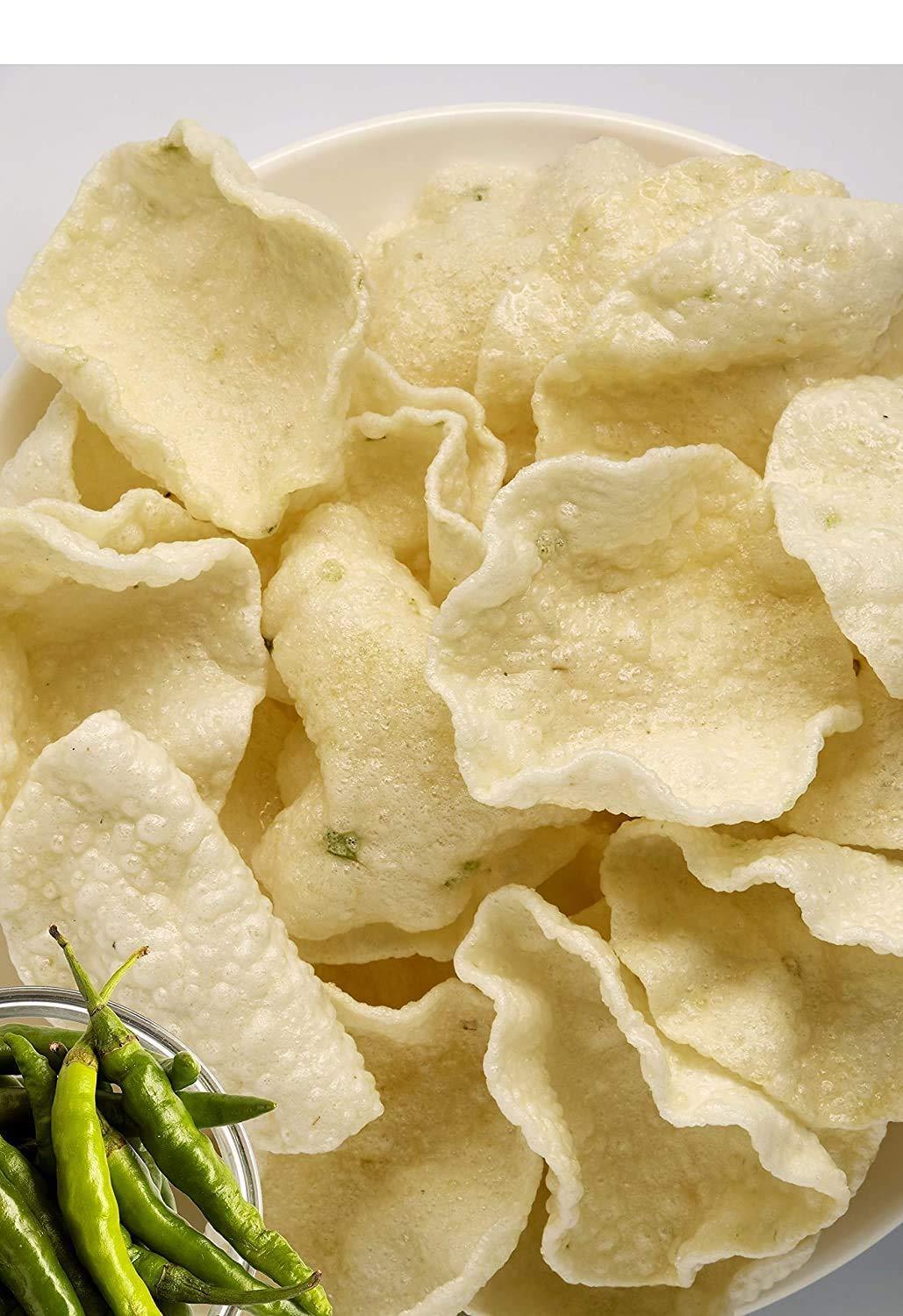 Grocery House Grocery House Home Made Jeera Rice Papad/Rice papad/Appalam 900 gram