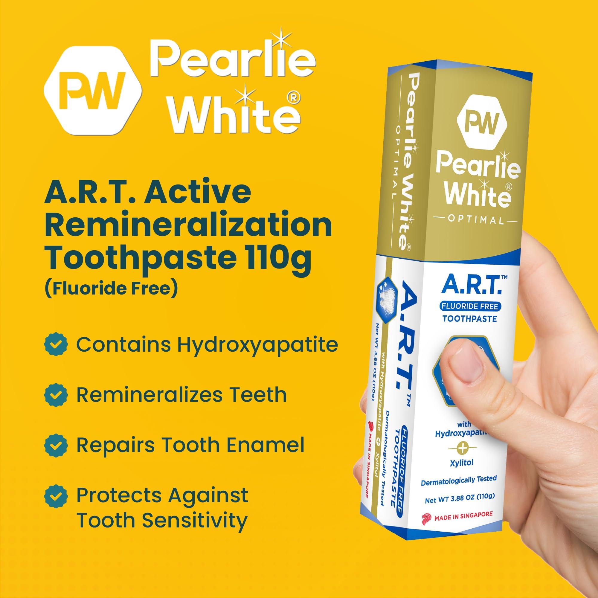 Pearlie White Pearlie White Active Remineralization Toothpaste - Fluoride Free (3.8oz) 110gm