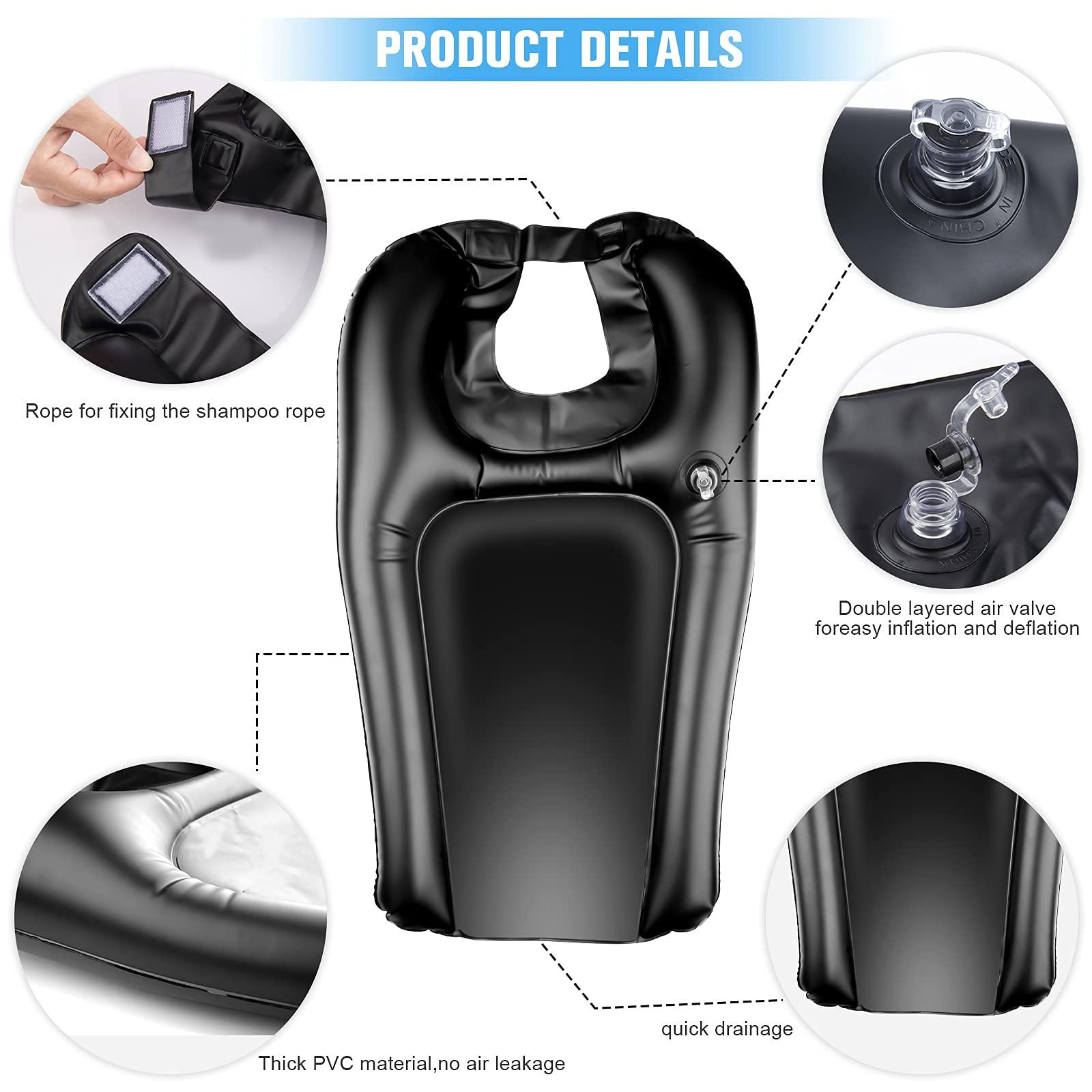 SXLHKJL SXLHKJL Hair Washing Tray for Sink at Home, Shampoo Tray, Portable Sink for Washing Hair, Portable Shampoo Bowl for Bedridden, Handicapped, Kids, Seniors, Pregnant, Wheelchair at Kitchen