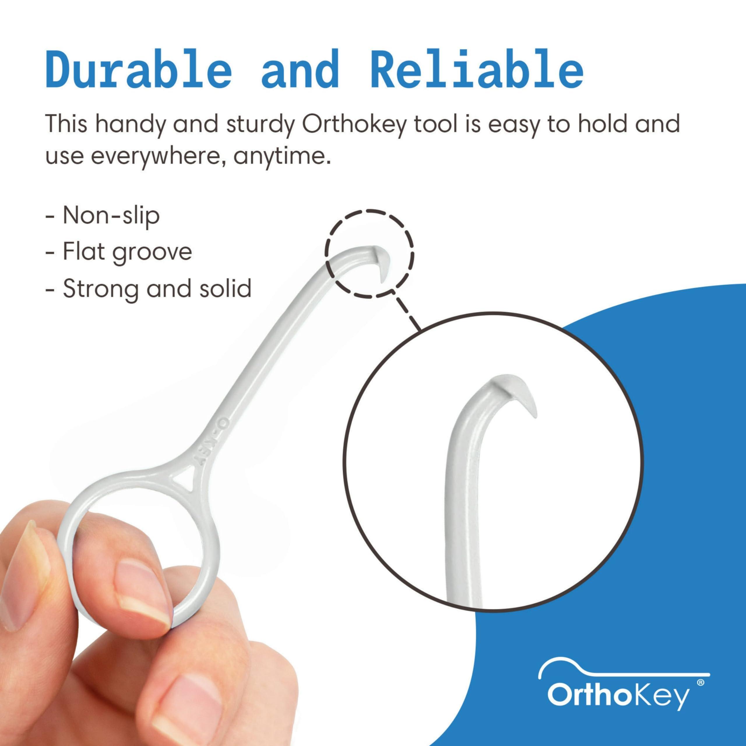 OrthoKey Clear Aligner Removal Tool by ORTHOKEY - Invisible Removable Braces - QTY 4 White