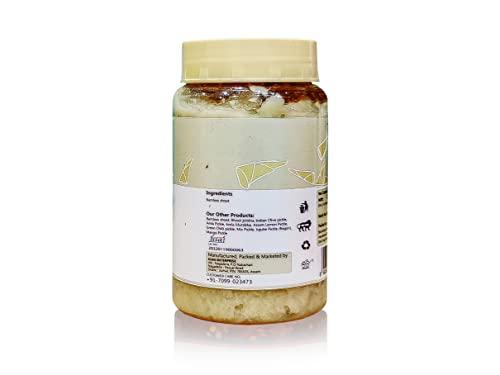 KUHI ENTERPRISE Kuhi's Bamboo Shoot (Raw) Pickle No Preservatives Spicy Pickle Homemade Tasty & Pure Natural Healthy Ingredients ( Pack of 2 x 250gms)