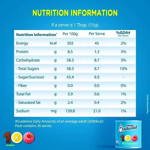 Nestle India Limited, ludhiana Nestle Milkmaid - 400gm [Pack of 4] \'Unique\'