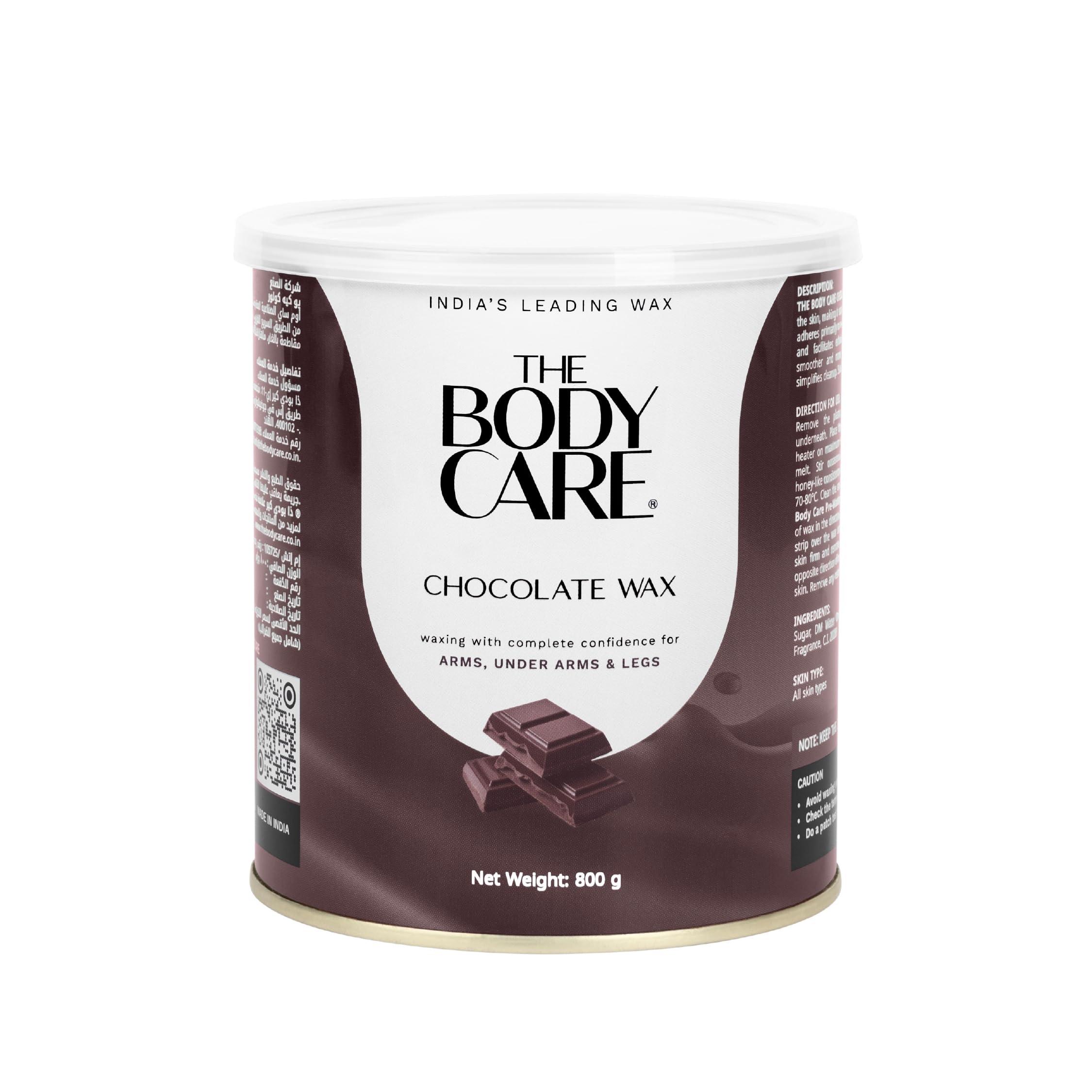 BODYCARE The Body Care Chocolate Wax - 600g & Gold Shine Wax - 700g | Combo Pack | Rich and Radiant Hair Removal