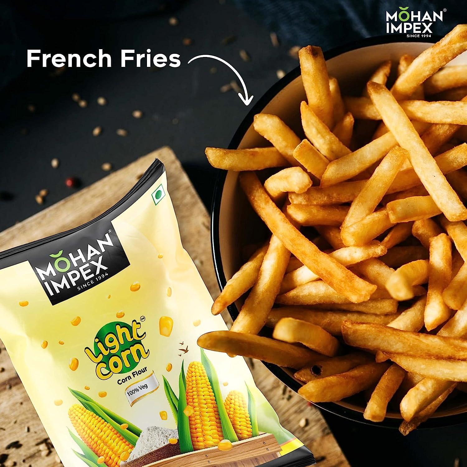 MOHAN IMPEX Mohan Impex 1 kg Corn Flour Powder (2 X 1 Kg)