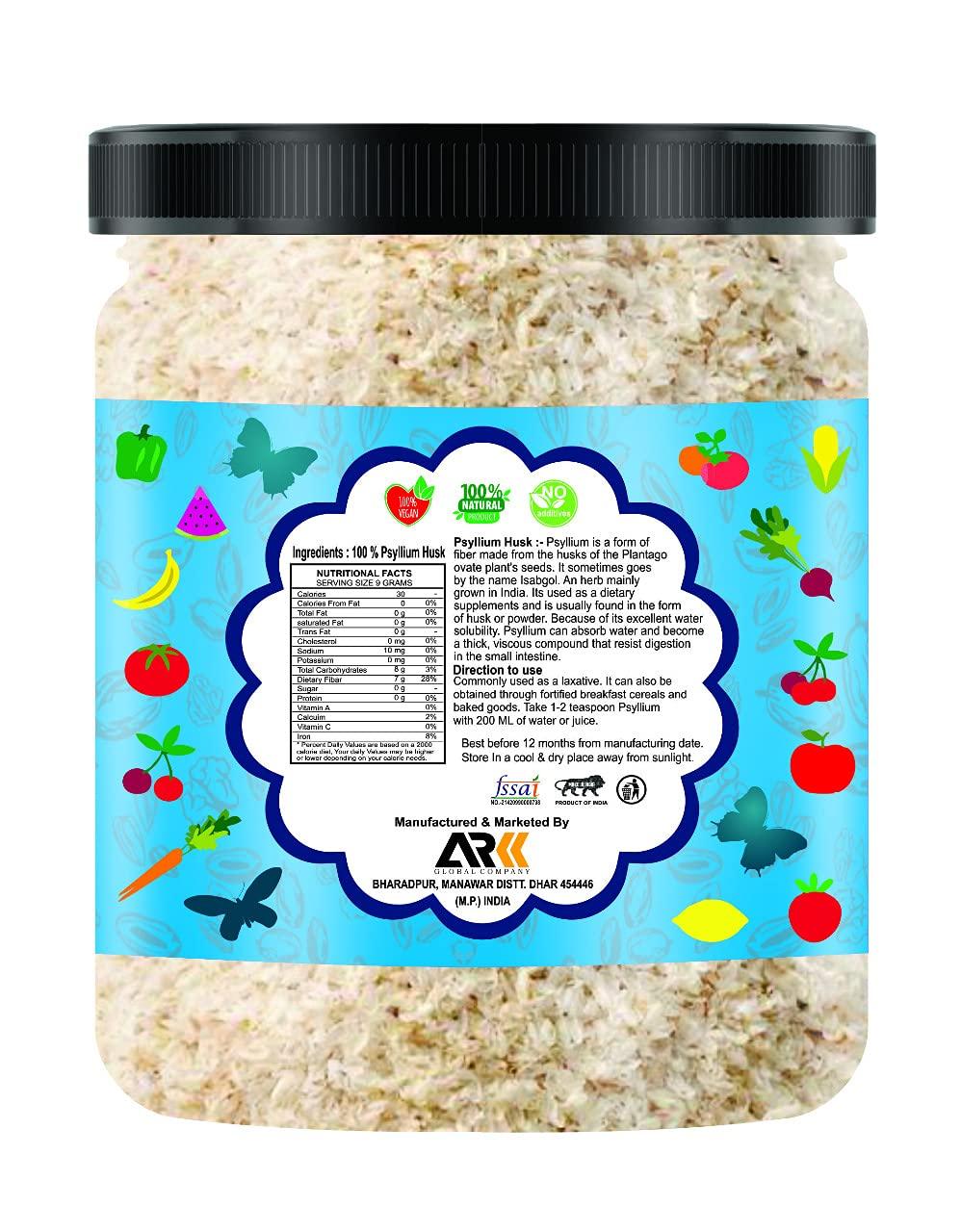 organic infinity Organic Infinity Psyllium Husk/Isabgol Husk (Sat - Isabgol) Fibre Support - 500 Gm By Organic Infinity - Powder