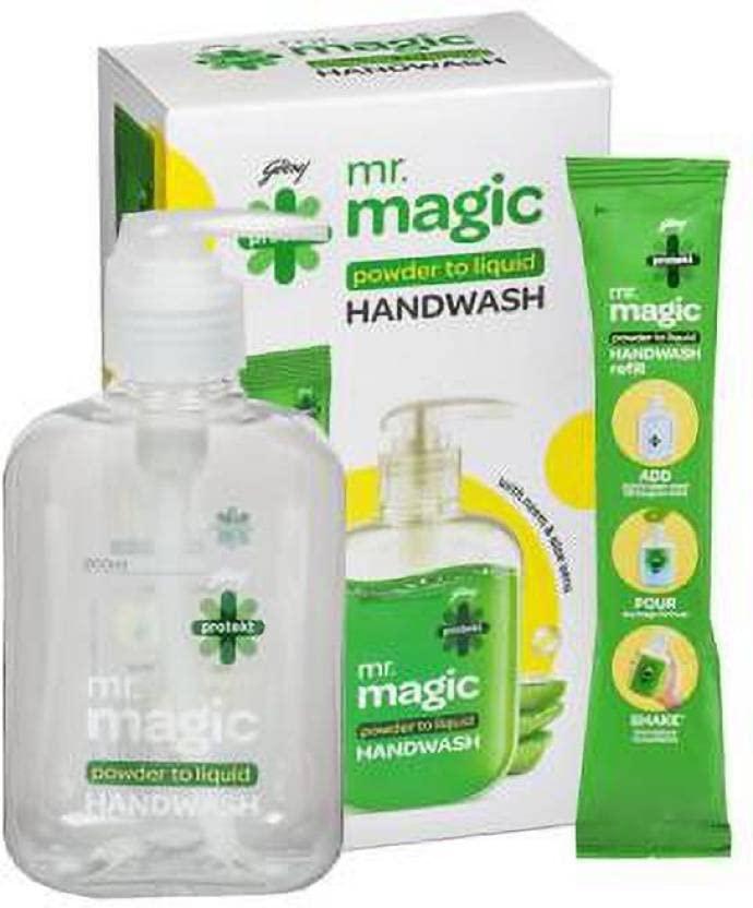 Godrej Godrej Mr. magic handwash Hand Wash Pump + Refill (6 x 33.33 ml)