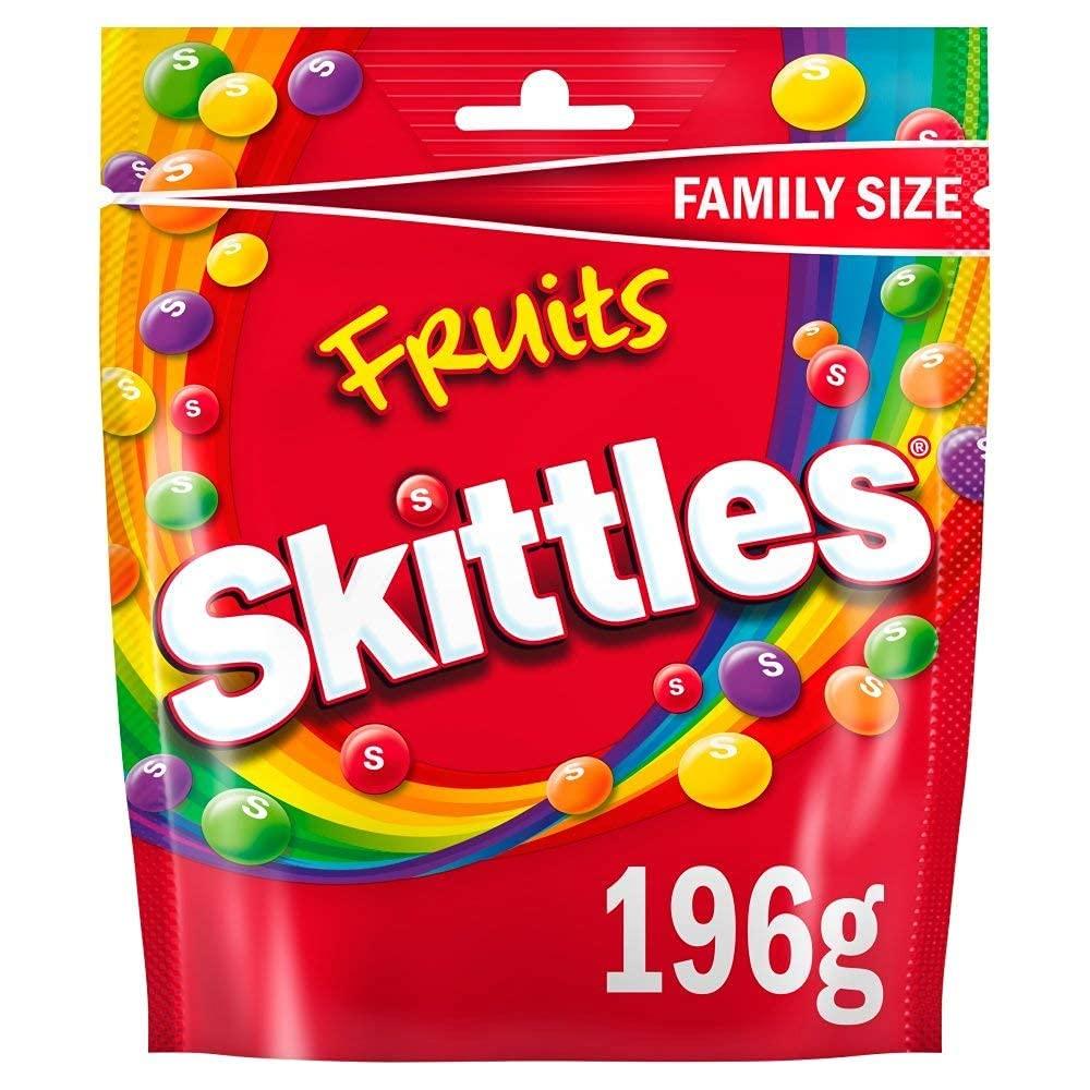 Skittles Skittles Fruits Flavoured Candy, 196 g