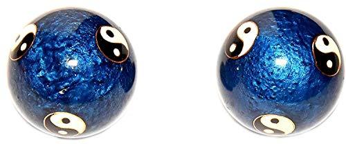 GI GOLA INTERNATIONAL GI GOLA INTERNATIONAL Chinese Yin Yang Health Ball With Chimes/ Baoding Ball/ Exercise Ball For Stress Relief,Meditation And Health Benefits