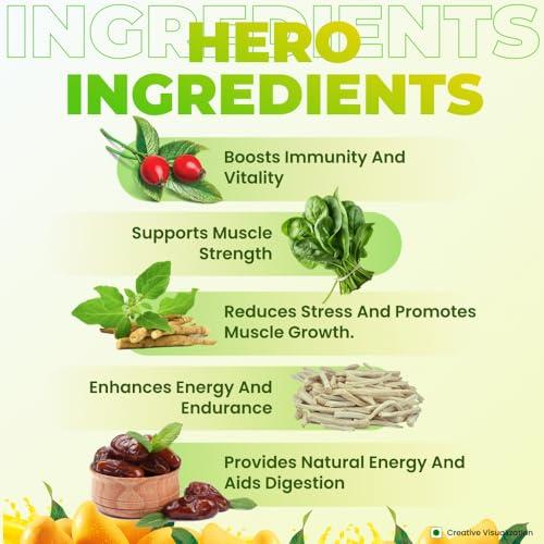 NUTRELA Nutrela Weight Gainer Powder - 500 gram, Mango Flavour | 20g Protein, 66.8 Carbs, 13 Vitamins & 12 Minerals with Khandsari Sugar | Ideal for Athlete, Men, Women & Kids above 10 Year