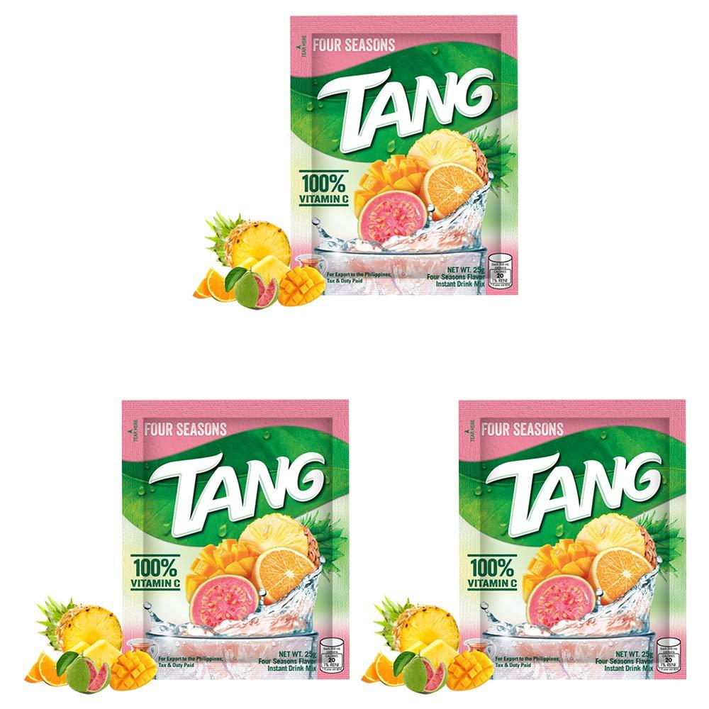 Tang Tang Four Seasons Powdered Drink Mix Juice, 3 x 25 g
