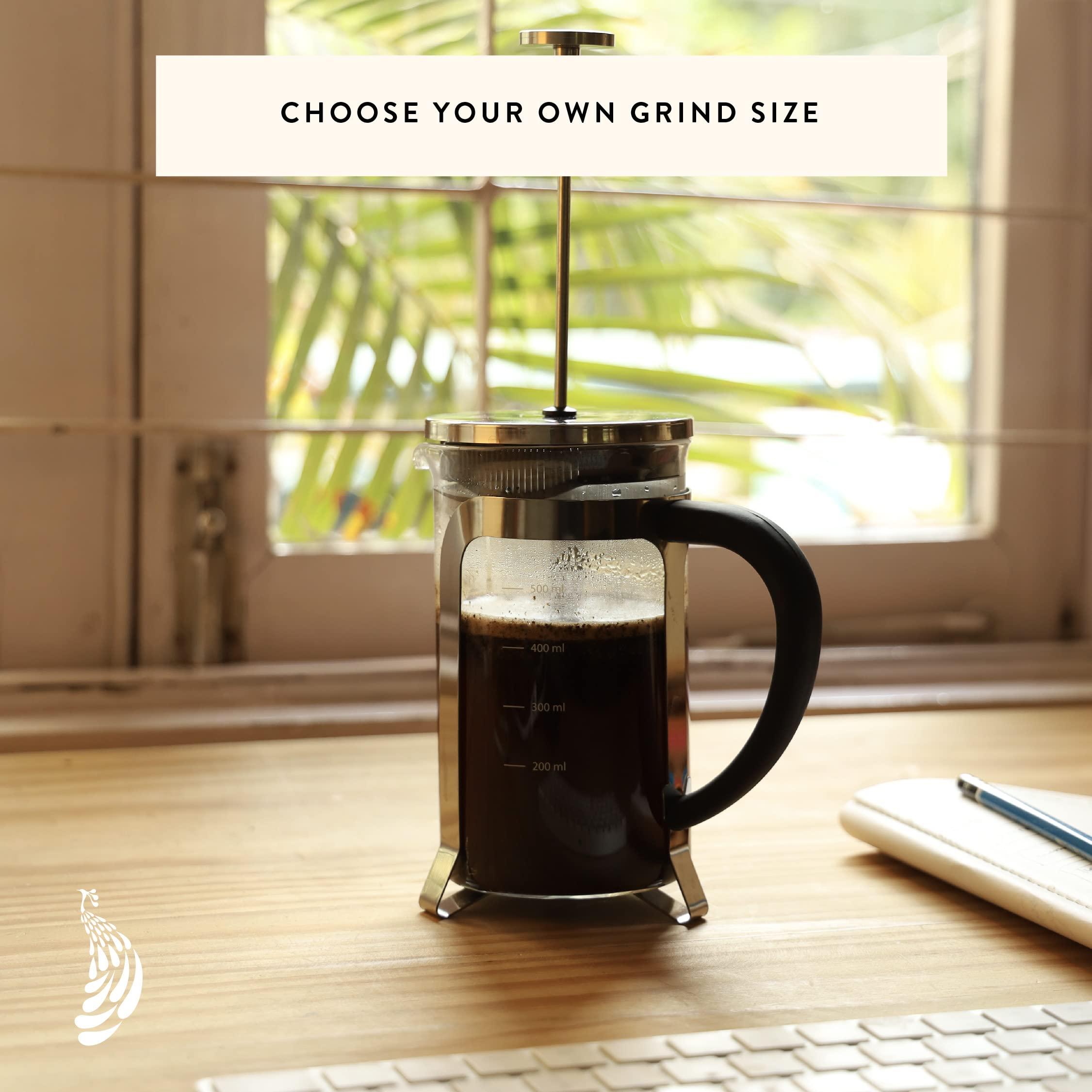 Blue Tokai Coffee Roasters Blue Tokai Coffee Roasters Monsoon Malabar AA - Medium Dark Roast (French Press Grind) 250g | Made With 100% Specialty Grade Arabica Freshly Roasted Ground Coffee, Bag