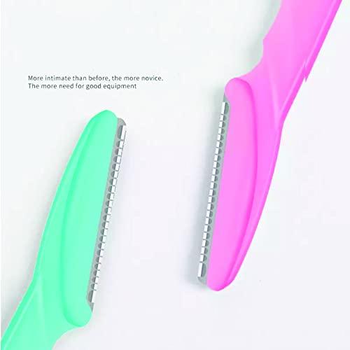 DzVR DzVR Eyebrow Razor | For Salon-Like Eyebrows | Eyebrows, Upper Lip, Targeted Corner Hair | Suitable for Sensitive Areas | No Cuts | Safe & Hygienic | (Pack of 3 Units)