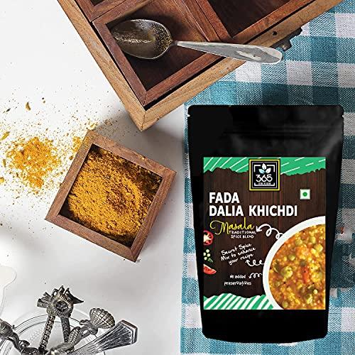365 STORE TO DOOR 365 STORE TO DOOR Indian Spice – Fada/Dalia Khichdi Masala, 250 gm. | Homemade Powdered | for Healthy Cooking | Ready to use | All Seasonings Spices | Pure & Hygiene | Spice Mix – Pack of 1