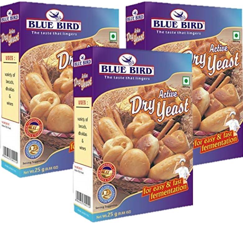 Generic Blue Bird Active Dry Yeast, 25g Pack of 3...unique