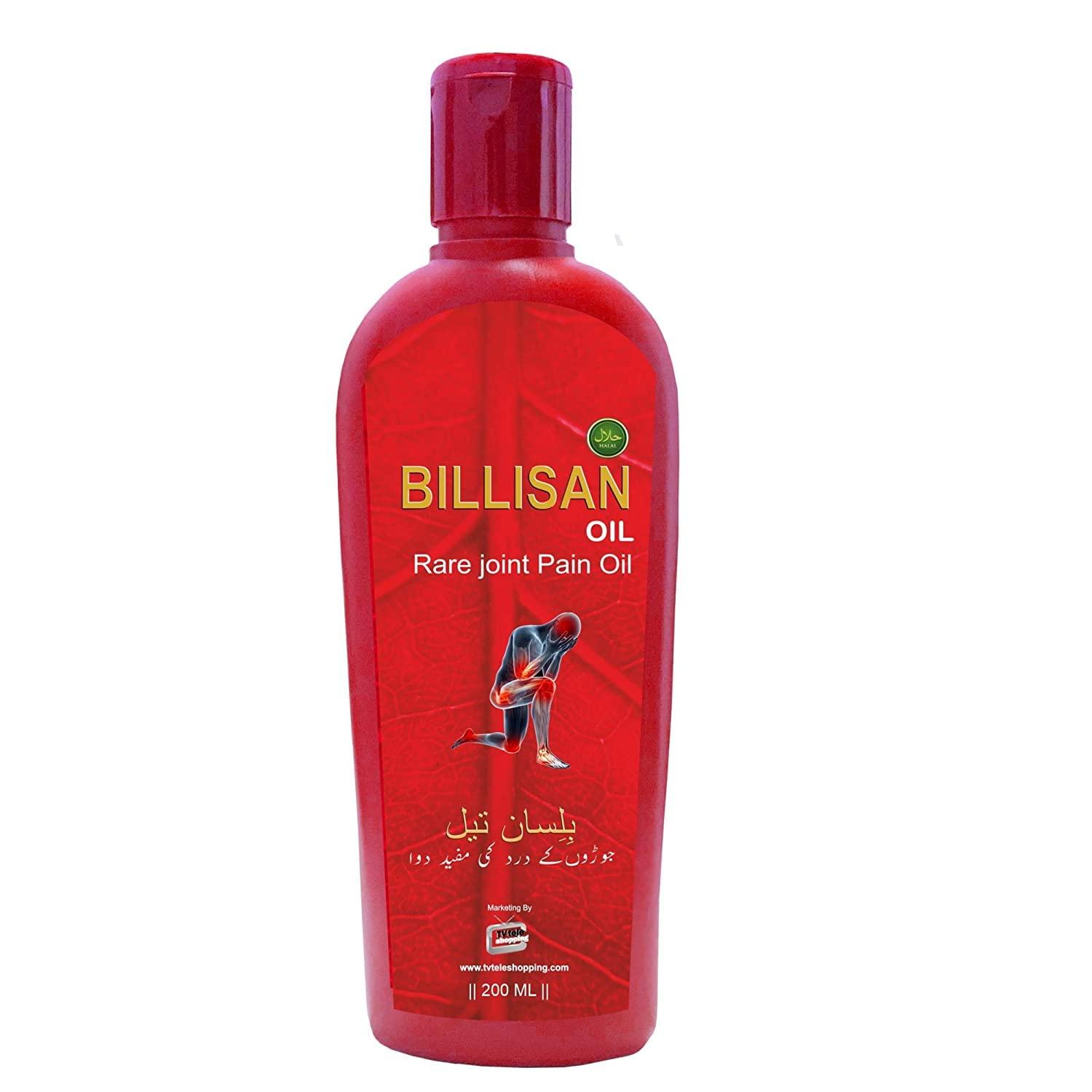 BILLISAN OIL Bilisan Joint Pain Oil Ayurvedic Oil for Relief from Knee and Joint (200 ml)