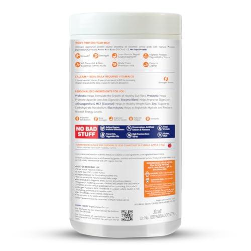 Gritzo Gritzo SuperMilk Weight+ (7-12y), 7g Protein Powder (Double Chocolate, 400g) | Zero Refined Sugar, 21 Vitamins & Minerals