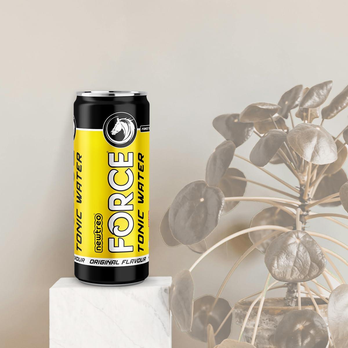 Newtreo Newtreo Tonic Water | Strong Quinine | Indian Tonic | Original Flavour | Pack of 6 x 250ml cans | 100% Recyclable cans