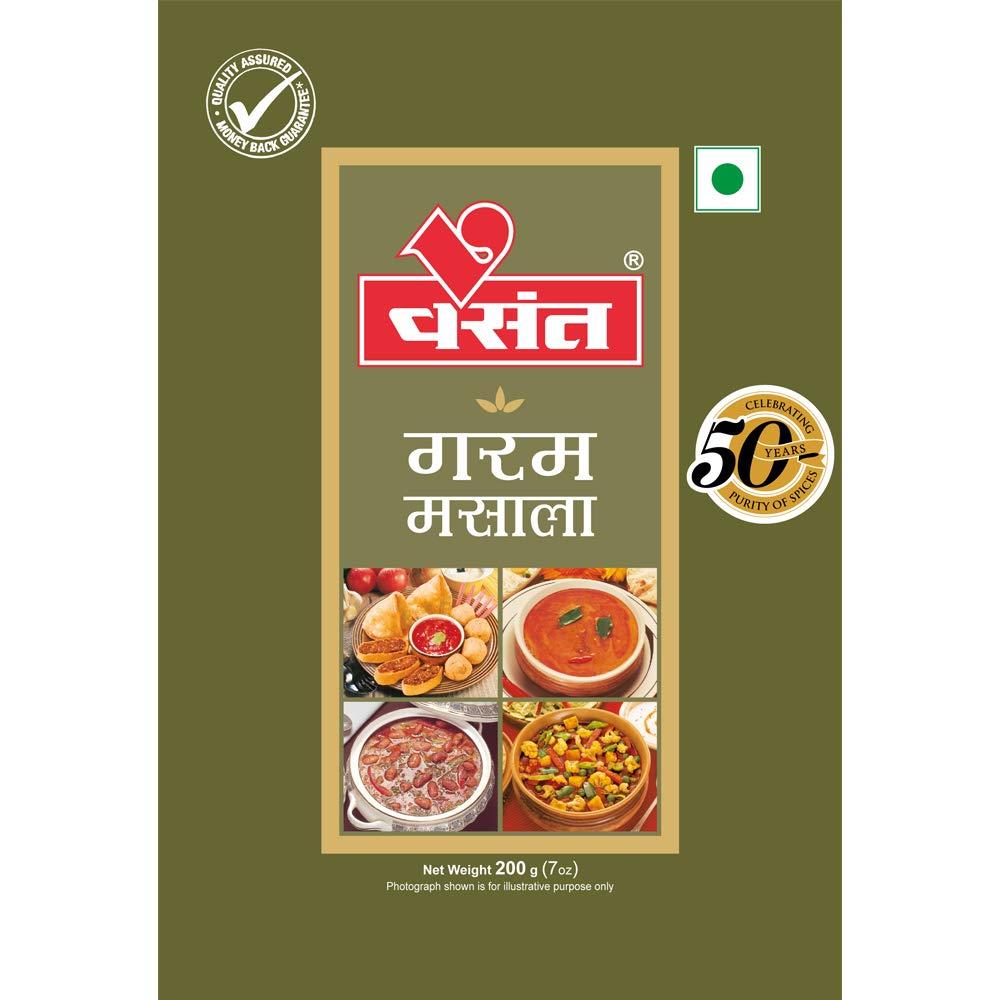 VASANT VASANT Tea & Garam Masala Powder Combo Pack of 2 | Combo Pack (Tea Masala 100 gm & Garam Masala 100 gm) | Tea, Garam Masala, Chai | Indian Spices & Masala | 100 gm Each