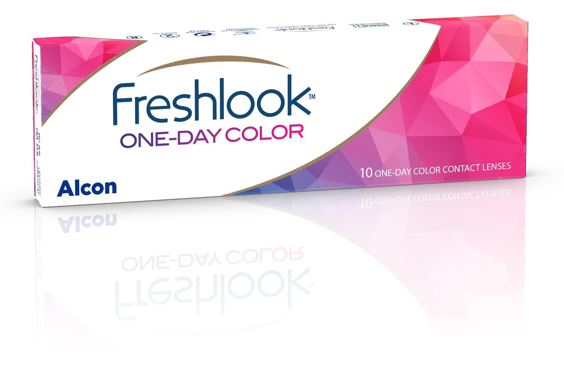 ALCON Freshlook OneDay - Daily Disposable Color Contact Lenses (-01.50, Blue, Pack of 10) | From Alcon