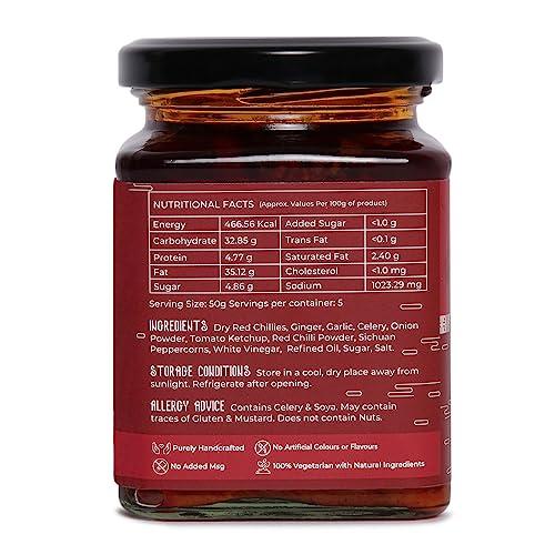 Hunan at Home HUNAN AT HOME Schezwan, Sichuan, Szechuan 250 Gm Hunan Stir Fry Sauce, No Msg, No Artificial Items, Chinese Cooking, 100% Vegetarian, Enhances All Dishes And Increases Depth In Flavour