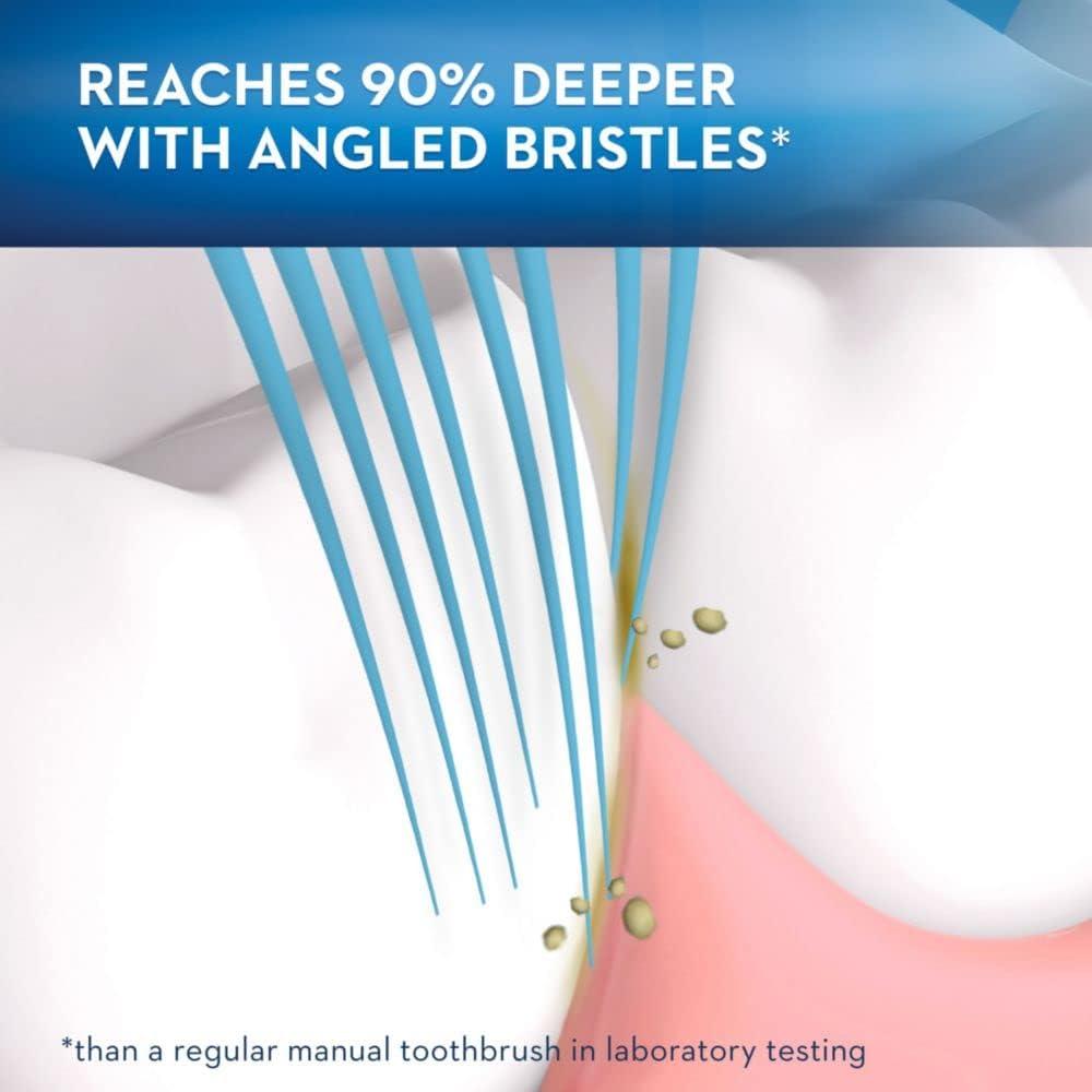 Oral-B Oral-B CrossAction Deep Reach Manual Toothbrush, Medium, 2 count (Color May Vary)