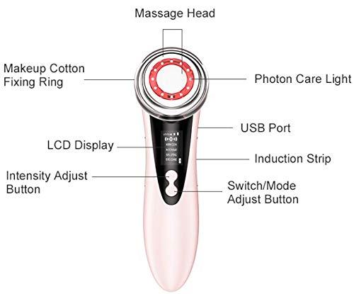 Generic Handheld Ultrasonic Electric Ion Facial Massager ion face massager tools photon skin rejuvenation