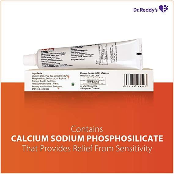 Vantej Vantej Tooth Sensitivity Toothpaste - 100g, White x Pack of 5