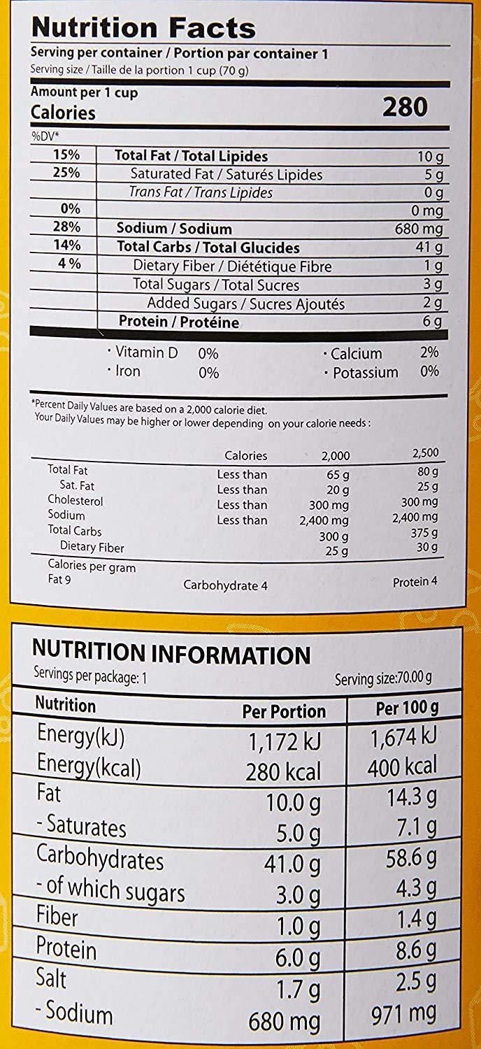 Sam Yang Samyang Big Bowl Stir Fried Hot Chicken Flavour Raman Cup Noodle, 105mg*4 Pack (Pack of 4) (Imported)