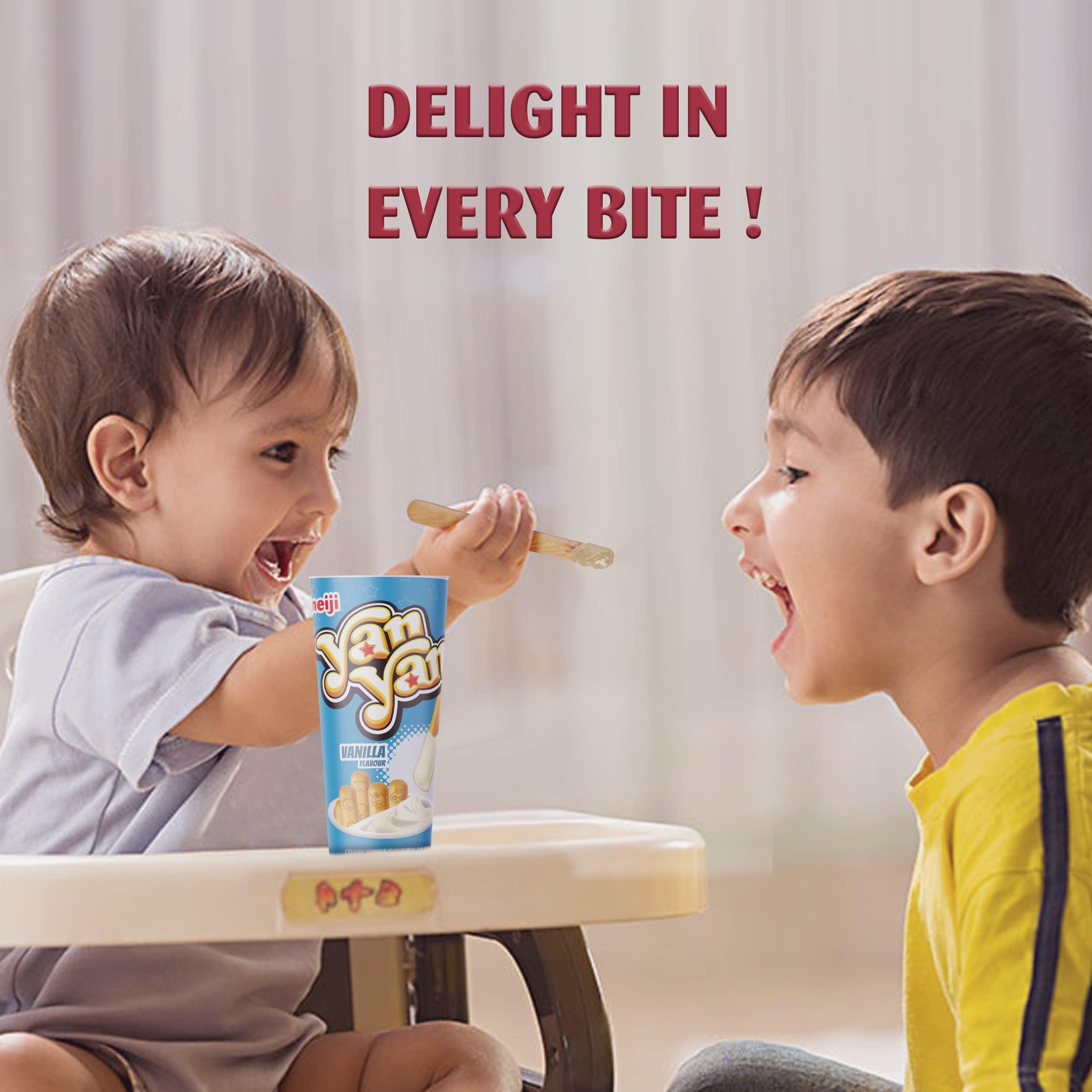 meiji Meiji Yan Yan Biscuits (Vanilla, Pack Of 10)