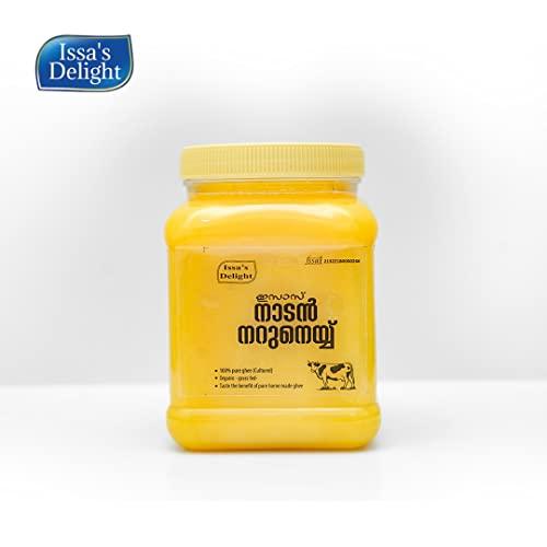 Issas Delight Pure Ghee | 900 ML | A2 Ghee | Pure Desi Cow Ghee | Home Made Ghee| Issas Delight Ghee|Kerala Cow Ghee| Naruneeyu